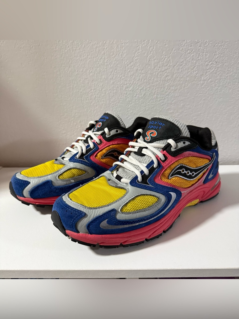 SAUCONY men's grid jazz 9 suede sneakers